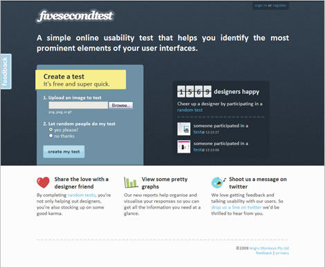 FiveSecondTest.com beta